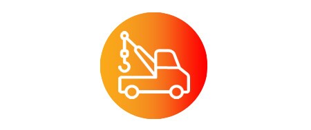 Symbol für Abschleppwagen
