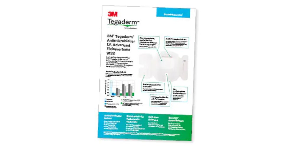 Tegaderm™ Antimikrobieller Verband 9132 B.Braun Produkthinweise
