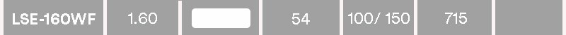 LSE-160WF | 1,60 mm | Farbe: Weiß | 54 N/cm | 100/150 &deg;C | 715 kg/m3