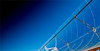 Solar panels designed with the ultra-reflective 3M mirror film.