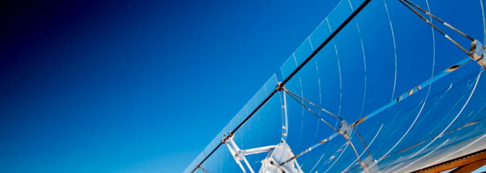 Solar panels designed with the ultra-reflective 3M mirror film.