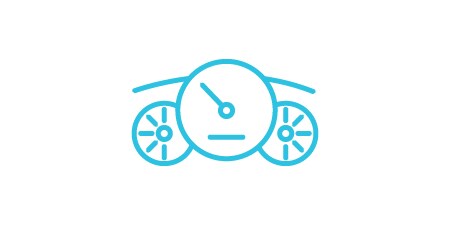 Symbol für „Sorgen Sie für Brillanz und Leistung“ in Form eines Fahrzeug-Informationsdisplays.
