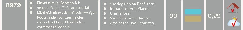 8979 – Merkmale, Anwendung, Eigenschaften