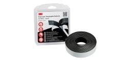 3M™ Dual Lock™ wiederverschließbare Druckverschlüsse SJ-3540, Schwarz, Einsatz im Innenbereich, für Materialien mit niedriger Oberflächenenergie (Polypropylen, Polyethylen)