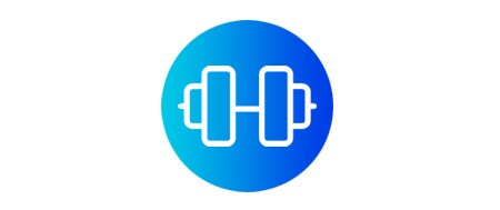 Symbol für Hantel
