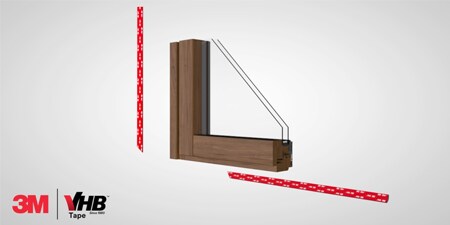 Videovorschau zur Verklebung eines Holzfensters
