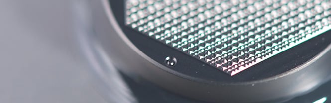 Nahaufnahme eines 3M™ CMP Pad Conditioners
