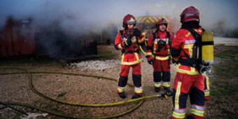 Gruppe von Feuerwehrmännern
