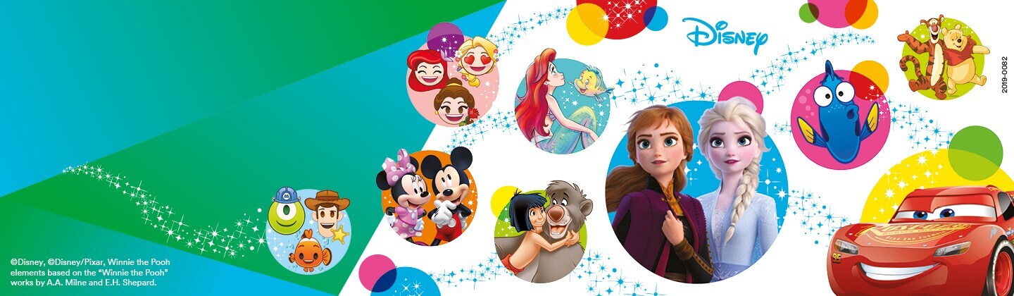 Neue Designs und vieles mehr aus der  kunterbunten  Disneywelt.
