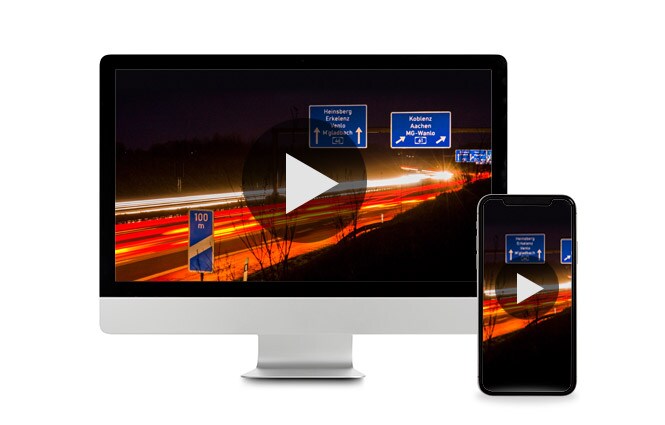 Bildschirme mit Webinar-Vorschau
