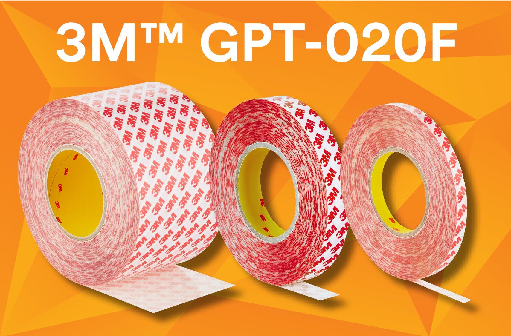 NEU: 3M™  Doppelseitiges Klebeband GPT-020F