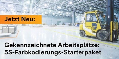 Ordnung im Paket:  Das neue 5S-Farbkodierungs-Starterpaket von 3M