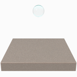 Materialien mit einer niedrigen Oberflächenenergie (weniger als 36 dyn/cm) lassen sich nur sehr schwer verkleben.