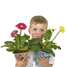 Wir basteln einen Blumentopf Bild