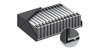 EV-Batterie aus der Nähe betrachtet