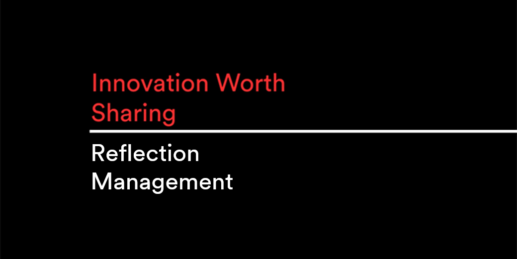 Innovation die es sich lohnt zu teilen: Management der Lichtreflexion
