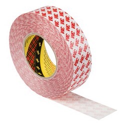 3M™ High Performance Double Coated Tape 9088-200, Clear, 1550 mm x 50 m,  0.20 mm, 1 Roll/Case