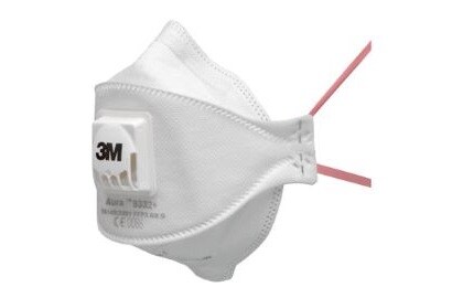3M Aura™ 9332+ Partikelmaske, FFP3, mit Ventil