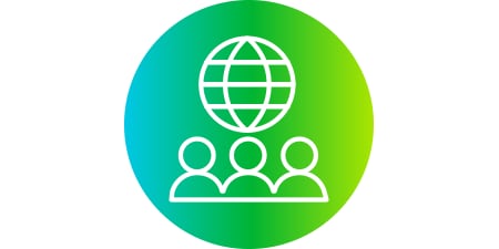 Symbol von verbundenen Personen
