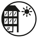 Logo Flachglasfolien für Gebäude