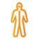 Schutzanzug Symbol