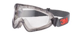 3M™ GoggleGear™ 2890 Serie, 2891S-SGAF, transparente Scotchgard™ Antibeschlag-Beschichtung/Antikratz-Scheibe 