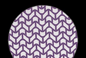 3M Xtract™ Cubitron™ II Netzscheibe 710W auf schwarzem Hintergrund
