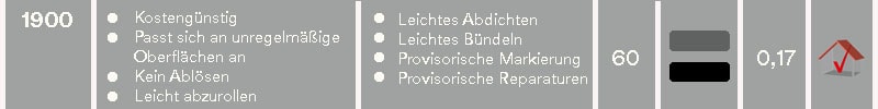1900 – Merkmale, Anwendung, Eigenschaften