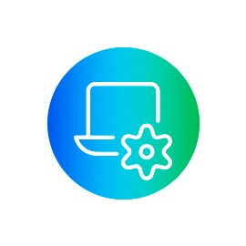 Laptop- und Ersatzteilsymbol