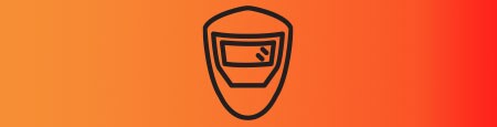 Illustration des Schweißmaskensymbols
