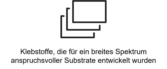Klebstoffe, die für ein breites Spektrum anspruchsvoller Oberflächen formuliert sind.
