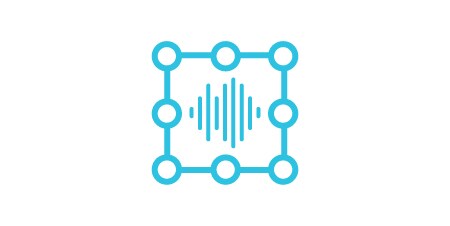 Symbol für „Schützen Sie wichtige Anzeige- und Bediensysteme und tragen Sie zur Verbesserung der Systemlebensdauer bei“ in Form einer Box mit darin befindlichen Schallwellen.
