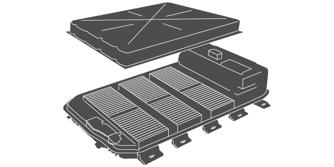 Verschraubbares Batteriebefestigungssystem
