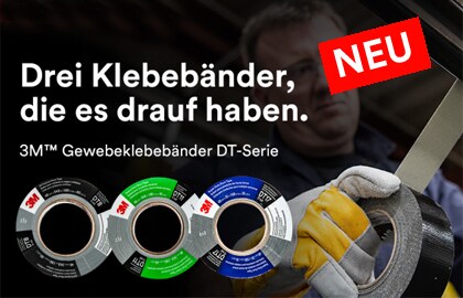 3M Gewebeklebeband-Trio der Serie DT