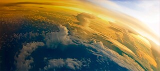 Image of the Earth from space.