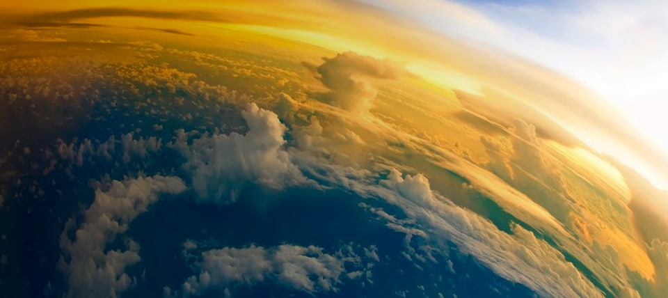 Image of the Earth from space.