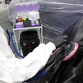 Gesamtes Schleifsystem für Kfz-Werkstätten