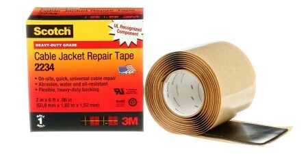 Scotch Strapazierfähiges Reparaturband für Kabelmantel 2234
