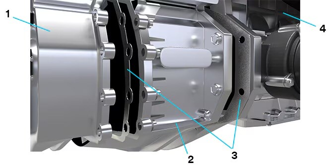 Anwendungsschema Motorgehäuse
