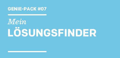 Genie-Pack Mein LÖSUNGSFINDER
