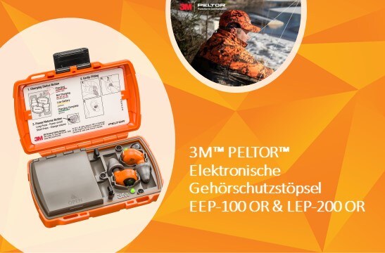 3M™ PELTOR™ Elektronische Gehörschutzstöpsel EEP-100 OR & LEP-200 OR
