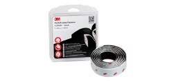 3M™ Scotchmate™ wiederverschließbare Druckverschlüsse SJ-3520BP, Haken und Schlaufen, Schwarz, Einsatz im Innenbereich