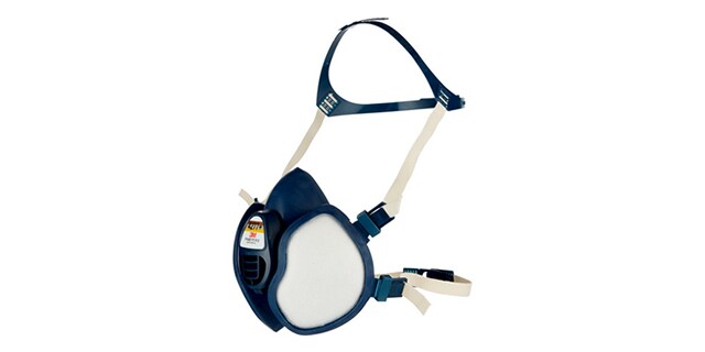 3M™ Wartungsfreie, wiederverwendbare Halbmaske der Serie 4000+
