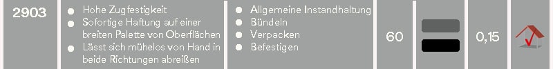 2903 – Merkmale, Anwendung, Eigenschaften