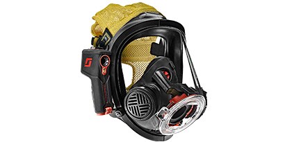 Abbildung Scott Sight Wärmebildanzeige in der Maske
