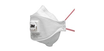 Produktabbildung der 3M Aura Partikelmaske, FFP3, mit Ventil 9332+
