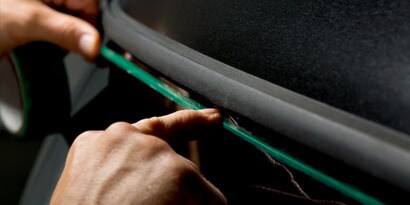 Für perforierte Fensterfolien
