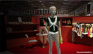 Clothing with reflective fashion elements from Vespertine, a clothing line inspired by bicycle safety.