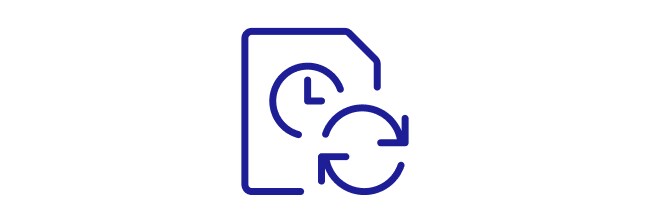 Ein Zykluszeit-Symbol.
