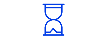 Icon einer Sanduhr.
